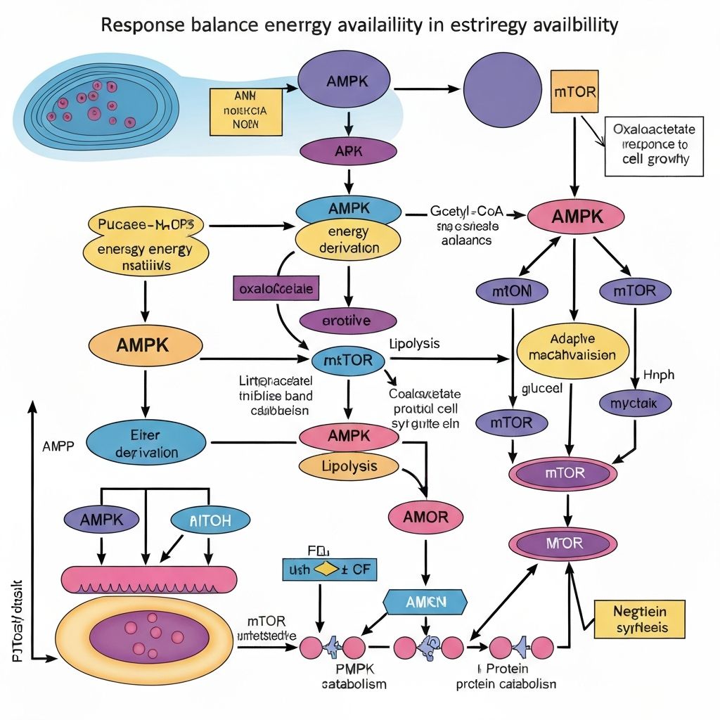 AMPK-mTOR signalling crosstalk mechanism